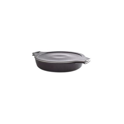 Set cazuela porcelana antracita con tapa 2 unidades - Eschenbach Set cazuela porcelana antracita con tapa 2 unidades - Eschenbach