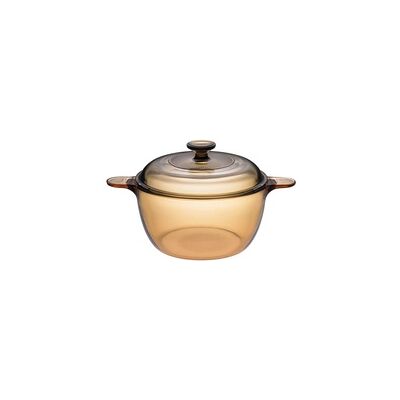 Olla de cristal 2.5 L Amber 1 unidad - Visions Olla de cristal 2.5 L Amber 1 unidad - Visions