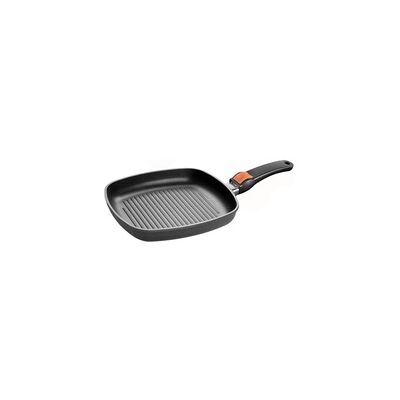 Parrilla inducción con mango extraíble 28x28x4cm 1 unidad - Skk Parrilla inducción con mango extraíble 28x28x4cm 1 unidad - Skk
