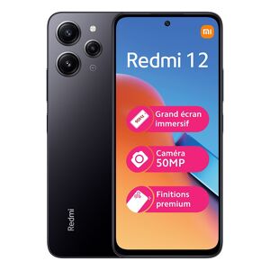 Xiaomi Móvil XIAOMI Redmi 12 4G 256Gb negro
