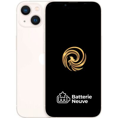 Apple iPhone 13 128 GB Blanco Reacondicionado Grado Ecológico Nueva Batería Apple iPhone 13 128 GB Blanco Reacondicionado Grado Ecológico Nueva Batería