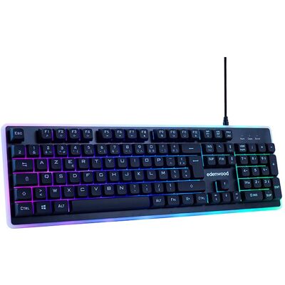 Teclado gaming Español EDENWOOD RGB CF19AG con cable Teclado gaming Español EDENWOOD RGB CF19AG con cable