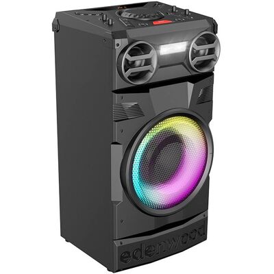 Altavoz de Torre EDENWOOD MIDISOUND V2 300W 4 Altavoces Entrada Micro Radio FM Luces LED Altavoz de Torre EDENWOOD MIDISOUND V2 300W 4 Altavoces Entrada Micro Radio FM Luces LED
