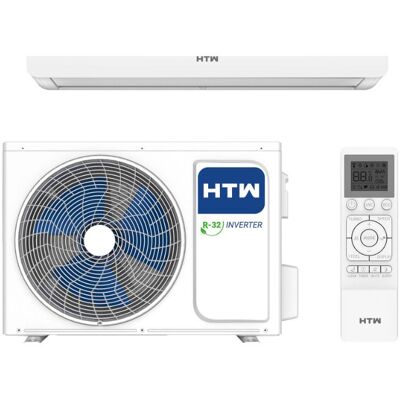 Aire Acondicionado Split 1x1 Bomba de Calor, 2250 Frigorías, ideal 15-20m2, con WiFi, HTW Inverter A++ Aire Acondicionado Split 1x1 Bomba de Calor, 2250 Frigorías, ideal 15-20m2, con WiFi, HTW Inverter A++