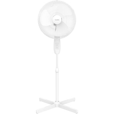Ventilador de Pie VALBERG 45W 40 cm de Diámetro 3 Velocidades Altura Regulable Oscilante Blanco Ventilador de Pie VALBERG 45W 40 cm de Diámetro 3 Velocidades Altura Regulable Oscilante Blanco