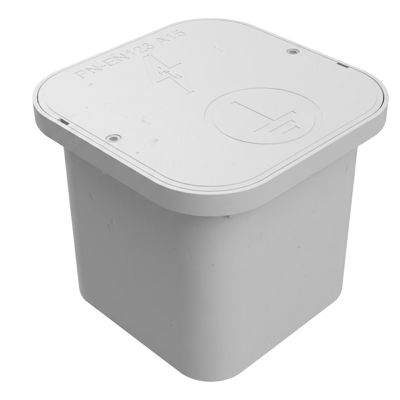 AH Hardt Caja de control enterrada 200x200x165mm de plástico AH Hardt Caja de control enterrada 200x200x165mm de plástico