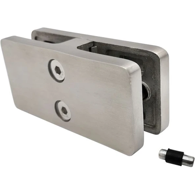 PSG Soporte para vidrio 180° 95x45x30 mm con pin vidrio 6-12,76 mm, AISI 304, satinado PSG Soporte para vidrio 180° 95x45x30 mm con pin vidrio 6-12,76 mm, AISI 304, satinado