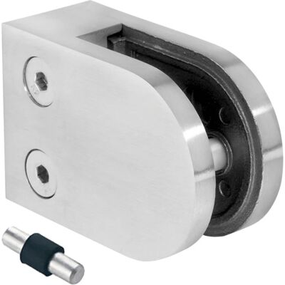 PSG Soporte para vidrio 6-10,76 mm 63x45x28 mm pin AISI 304 sistema plano satinado PSG Soporte para vidrio 6-10,76 mm 63x45x28 mm pin AISI 304 sistema plano satinado