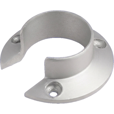 Kozza fijación axial para pasamanos de aluminio redondo fi 40 mm – anodizado mate Kozza fijación axial para pasamanos de aluminio redondo fi 40 mm – anodizado mate