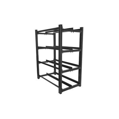 Marco de batería Lanberg para UPS 830x454 - 2 filas, 4 niveles, 8 estantes - Negro Marco de batería Lanberg para UPS 830x454 - 2 filas, 4 niveles, 8 estantes - Negro