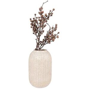HOUSE NORDIC Jarrón De Gres Beige Ø 16 X 25,5 Cm HOUSE NORDIC Jarrón De Gres Beige Ø 16 X 25,5 Cm