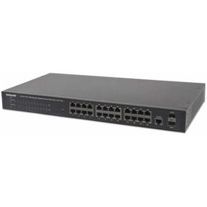 Intellinet Switch Administrable Por Web Gigabit Ethernet De 24 Puertos Poe+ Y 2 Puertos Sfp Intellinet Switch Administrable Por Web Gigabit Ethernet De 24 Puertos Poe+ Y 2 Puertos Sfp