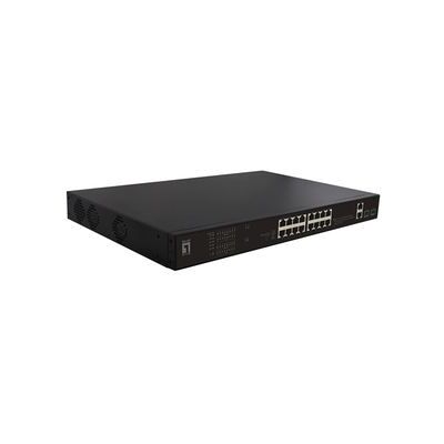 Level One Levelone Fgp-2031 Conmutador Poe Fast Ethernet De 20 Puertos, 16 Salidas Poe, 2 X Gigabit Rj45, 270w Level One Levelone Fgp-2031 Conmutador Poe Fast Ethernet De 20 Puertos, 16 Salidas Poe, 2 X Gigabit Rj45, 270w