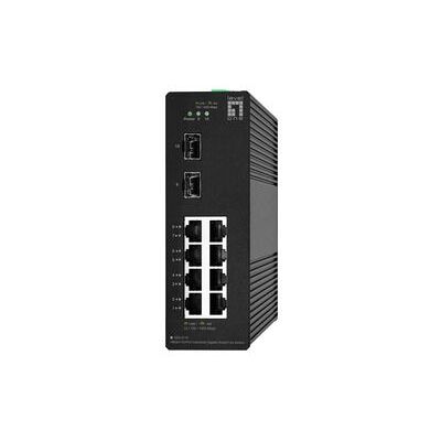Level One Conmutador Industrial Gigabit Inteligente Hilbert De 10 Puertos, 8 Gigabit Rj45, 2 Gigabit Sfp Level One Conmutador Industrial Gigabit Inteligente Hilbert De 10 Puertos, 8 Gigabit Rj45, 2 Gigabit Sfp