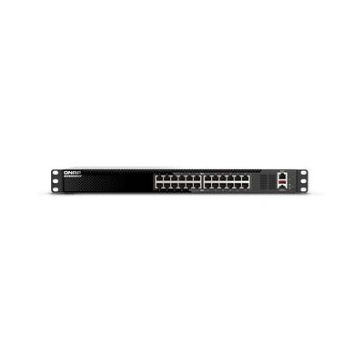 Qnap Qsw-m3224-24t Switch Gestionado L3 10g Ethernet (100/1000/10000) 1u Negro, Plata Qnap Qsw-m3224-24t Switch Gestionado L3 10g Ethernet (100/1000/10000) 1u Negro, Plata