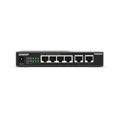 Hub Switch Puertos 6 Qnap Qsw-2104-2t-r2 10g Ethernet (100/1000/10000), Negro Hub Switch Puertos 6 Qnap Qsw-2104-2t-r2 10g Ethernet (100/1000/10000), Negro