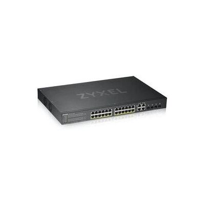 Conmutador Poe Gigabit De 24 Puertos Zyxel (gs1920-24hpv2), Negro Conmutador Poe Gigabit De 24 Puertos Zyxel (gs1920-24hpv2), Negro