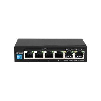 Extralink Ex.14305 Switch No Administrado L2 Gigabit Ethernet (10/100/1000) Energía Sobre Ethernet (poe) Negro Extralink Ex.14305 Switch No Administrado L2 Gigabit Ethernet (10/100/1000) Energía Sobre Ethernet (poe) Negro