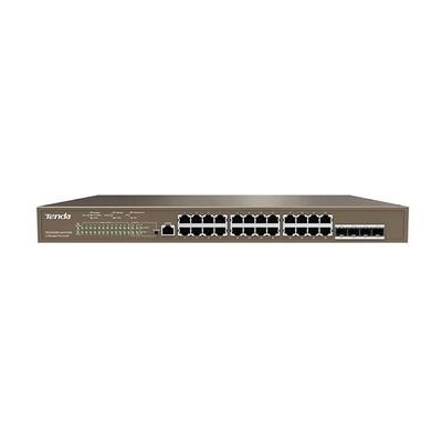 Tenda Teg5328p-24-410w Gestionado L3 Gigabit Ethernet (10/100/1000) Energía Sobre Ethernet (poe) 1u Gris Tenda Teg5328p-24-410w Gestionado L3 Gigabit Ethernet (10/100/1000) Energía Sobre Ethernet (poe) 1u Gris