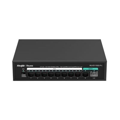 REYEE BY RUIJIE Switch Reyee Poe No Gestionado De Escritorio 8x Rj45 Gigabit Poe + 1x Uplink Rj45 + 1x Uplink Sfp REYEE BY RUIJIE Switch Reyee Poe No Gestionado De Escritorio 8x Rj45 Gigabit Poe + 1x Uplink Rj45 + 1x Uplink Sfp