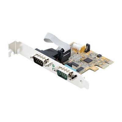 Startech.com Tarjeta Pci Express Serie De 2 Puertos, Tarjeta De Interfaz Pcie A Serie Rs232 (db9), Tarjeta Serial, Uart 16c1050, Perfil Bajo Y Completo, Retención Com, Win/linux Startech.com Tarjeta Pci Express Serie De 2 Puertos, Tarjeta De Interfaz Pcie A Serie Rs232 (db9), Tarjeta Serial, Uart 16c1050, Perfil Bajo Y Completo, Retención Com, Win/linux