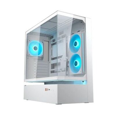 Caja Pc Cougar Cgr-2da4w Midi Tower Blanca Vidrio Templado Rgb Gaming Caja Pc Cougar Cgr-2da4w Midi Tower Blanca Vidrio Templado Rgb Gaming