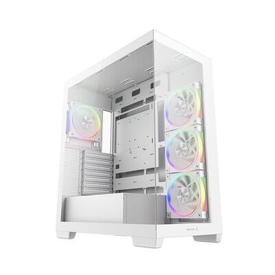 Torre Pc Torre Deepcool Cg580 4f V2 Blanca Ventana Vidrio Templado Iluminación Rgb Torre Pc Torre Deepcool Cg580 4f V2 Blanca Ventana Vidrio Templado Iluminación Rgb