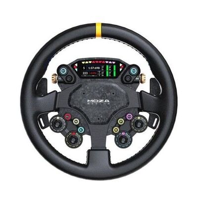 Volante Moza Cs Pro 325 Mm Fibra Carbono Pantalla Rgb Pc Volante Moza Cs Pro 325 Mm Fibra Carbono Pantalla Rgb Pc