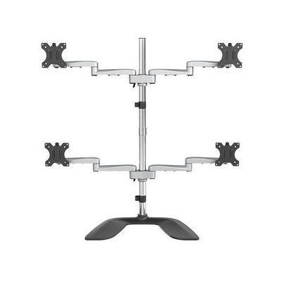 StarTech.com Base Soporte De Escritorio Para 4 Monitores - Articulado - En Acero Y Aluminio StarTech.com Base Soporte De Escritorio Para 4 Monitores - Articulado - En Acero Y Aluminio