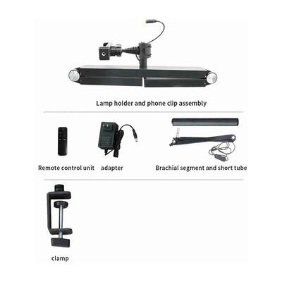 MENZ Luz De Vídeo Led Para Escritorio (plegable, Regulable De 3200k - 5600k) MENZ Luz De Vídeo Led Para Escritorio (plegable, Regulable De 3200k - 5600k)
