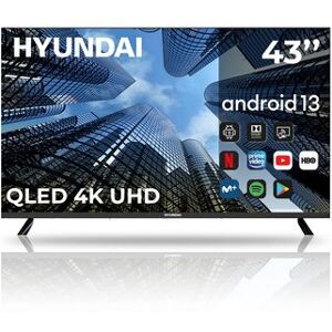 Tv Qled 4k Ultra Hd (2160p) 43" (109,2cm.) Pulgadas Hyundai Htv4300qua Smart Tv Con Android Hdr Wifi Frameless Acceso Directo A Apps En Mando Negro Tv Qled 4k Ultra Hd (2160p) 43" (109,2cm.) Pulgadas Hyundai Htv4300qua Smart Tv Con Android Hdr Wifi Frameless Acceso Directo A Apps En Mando Negro