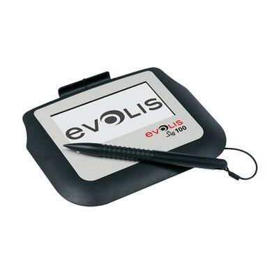 EVOLIS Sig100 10,2 Cm (4") Lcd Blanco, Negro EVOLIS Sig100 10,2 Cm (4") Lcd Blanco, Negro