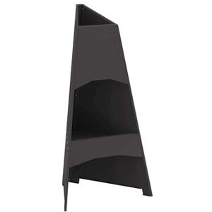 vidaXL Fogata de Acero Laminado en Frío Negra - Fogata vidaXL Fogata de Acero Laminado en Frío Negra - Fogata