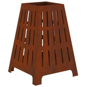 Vidaxl - Hoguera Cuadrada 50x50x70 cm Acero Resistente a la Intemperie Vidaxl - Hoguera Cuadrada 50x50x70 cm Acero Resistente a la Intemperie