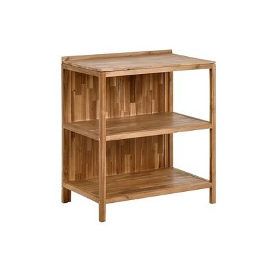 BELIANI Isla De Cocina Exterior De Madera De Acacia Con Estantes Y Encimera De Madera Maciza 50 X 80 X 90 Cm Marrón Venosa BELIANI Isla De Cocina Exterior De Madera De Acacia Con Estantes Y Encimera De Madera Maciza 50 X 80 X 90 Cm Marrón Venosa