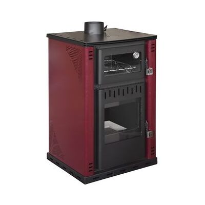 DIVINA FIRE Estufa De Leña Con Horno 27,6kw Termoestufa Caldera 38lt Elsa Rossa DIVINA FIRE Estufa De Leña Con Horno 27,6kw Termoestufa Caldera 38lt Elsa Rossa