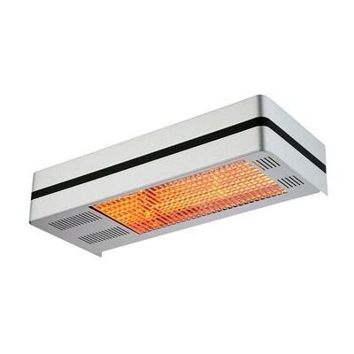 Calefactor de patio infrarrojo MPC Murcia 2000W - Acero y aluminio - Mando y temporizador Calefactor de patio infrarrojo MPC Murcia 2000W - Acero y aluminio - Mando y temporizador