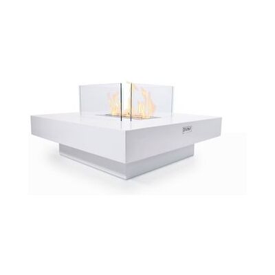 DIVINA FIRE Chimenea De Bioetanol De Suelo Para Interior Y Exterior Panarea Blanco 70x70x35 DIVINA FIRE Chimenea De Bioetanol De Suelo Para Interior Y Exterior Panarea Blanco 70x70x35