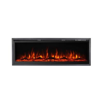 DIVINA FIRE Chimenea Eléctrica De Pared, Frontal Y Empotrada, Chicago130, L127 X P14 X H45 DIVINA FIRE Chimenea Eléctrica De Pared, Frontal Y Empotrada, Chicago130, L127 X P14 X H45