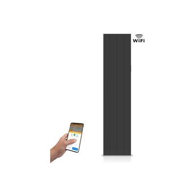 HJM Radiador Cerámico Vertical Ava Wifi 1000w Negro, Sin Smartbox, Bajo Consumo-programable 24/7 HJM Radiador Cerámico Vertical Ava Wifi 1000w Negro, Sin Smartbox, Bajo Consumo-programable 24/7