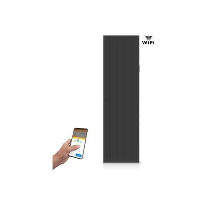 HJM Radiador Cerámico Vertical Ava Wifi 1500w Negro, Sin Smartbox, Bajo Consumo-programable 24/7 HJM Radiador Cerámico Vertical Ava Wifi 1500w Negro, Sin Smartbox, Bajo Consumo-programable 24/7