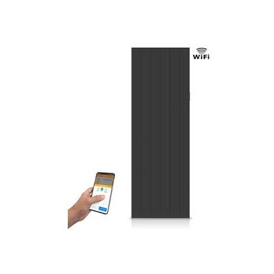 HJM Radiador Cerámico Vertical Ava Wifi 2000w Negro, Sin Smartbox, Bajo Consumo-programable 24/7 HJM Radiador Cerámico Vertical Ava Wifi 2000w Negro, Sin Smartbox, Bajo Consumo-programable 24/7