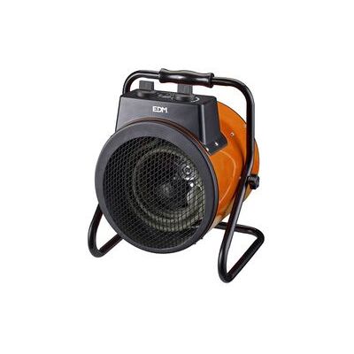 EDM 07098 Calefactor industrial negro naranja - Equipo de calefacción EDM 07098 Calefactor industrial negro naranja - Equipo de calefacción