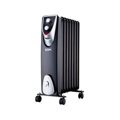 Radiador Black Edition Edm 1500w 8 Elementos Sin Aceite Negro Radiador Black Edition Edm 1500w 8 Elementos Sin Aceite Negro