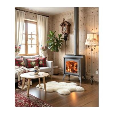 Estufa de leña robusta Juan Panadero Dakota 11 kw / Alto rendimiento 85 % / Triple conbustion / A+ / Cristal limpio Estufa de leña robusta Juan Panadero Dakota 11 kw / Alto rendimiento 85 % / Triple conbustion / A+ / Cristal limpio