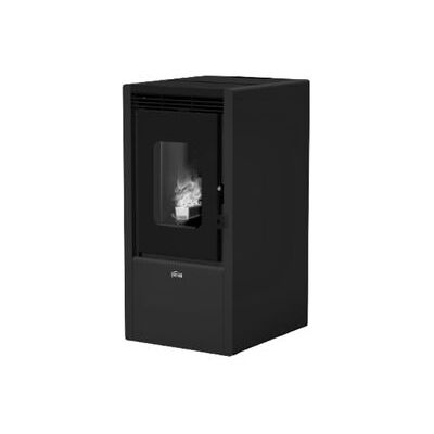Ferroli Estufa De Pellets Modulante En Acero Y Hierro Fundido De 6,4 Kw Lira Slim Plus Nero Ferroli Estufa De Pellets Modulante En Acero Y Hierro Fundido De 6,4 Kw Lira Slim Plus Nero