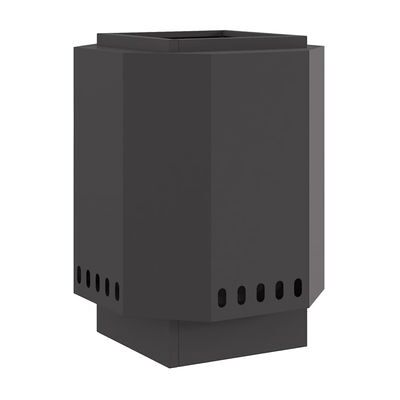 vidaXL Negro Parrilla de Acero Hexagonal para Exteriores vidaXL Negro Parrilla de Acero Hexagonal para Exteriores