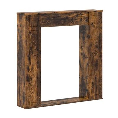 Marco De Chimenea Roble Ahumado 100 X 20 X 100 Cm Vidaxl Marco De Chimenea Roble Ahumado 100 X 20 X 100 Cm Vidaxl