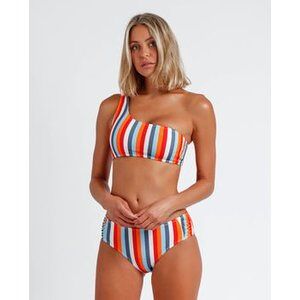 Admas Bikini Asimétrico Sun Stripes Para Mujer