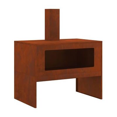vidaXL Estufa de exterior de acero resistente a la intemperie 80x50x96cm - Estufa vidaXL Estufa de exterior de acero resistente a la intemperie 80x50x96cm - Estufa
